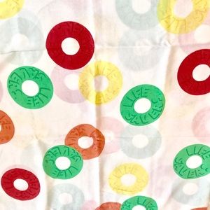 Vintage Lifesavers twin flat sheet